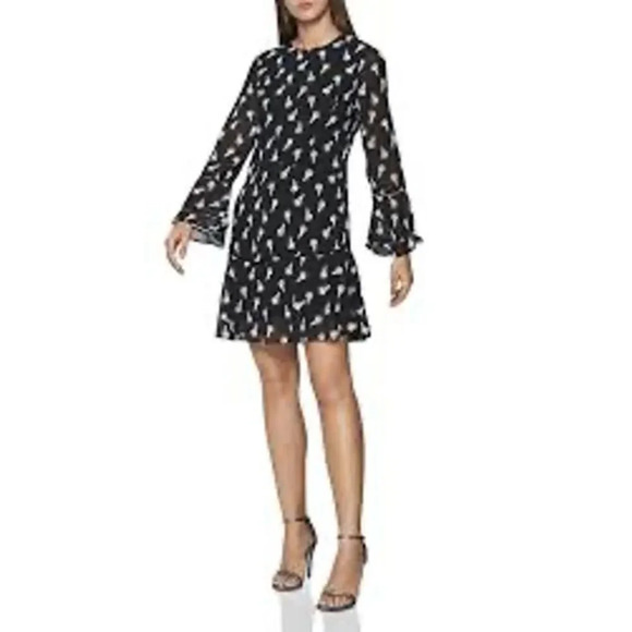 NWT Reiss Yvette Floral Jacquard Printed Dress Size US 2 - Picture 1 of 10